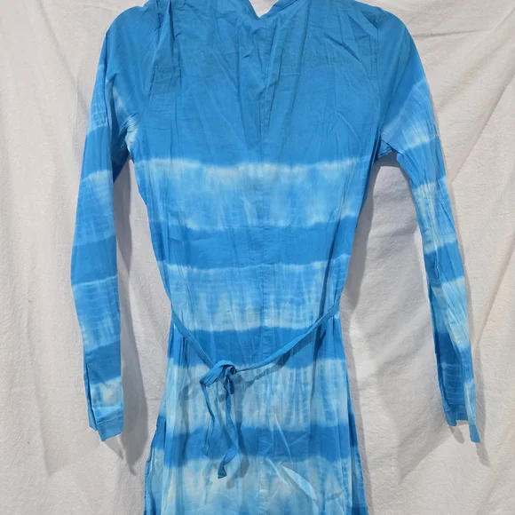 NWOT Athleta Swim Cover Up Cotton Tie Dyed Medium - Picture 6 of 7